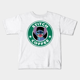 Stitch Coffee Kids T-Shirt